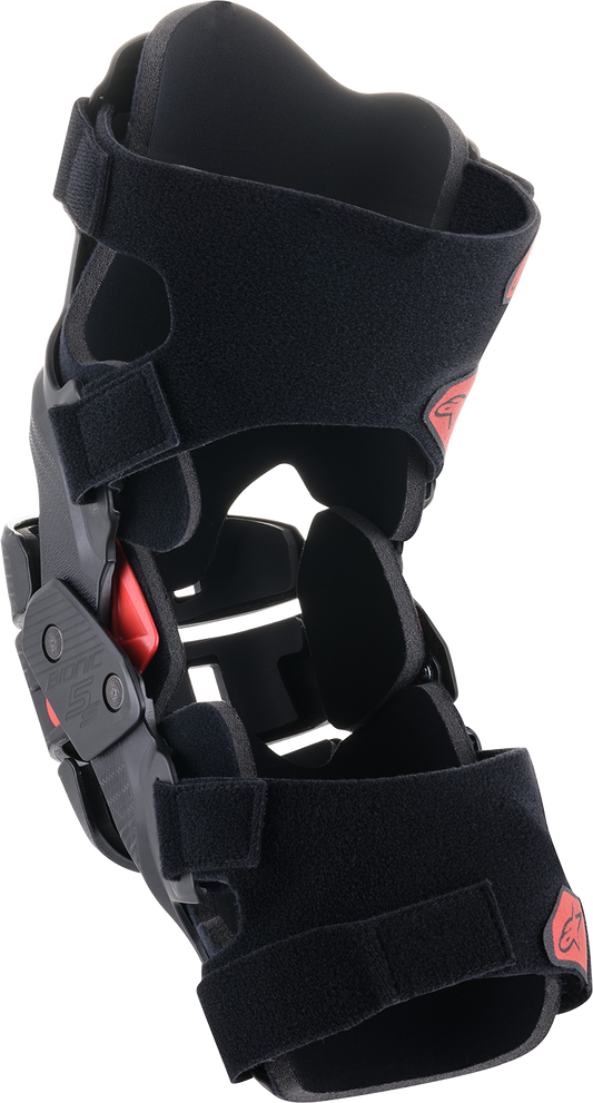 Alpinestars Youth Bionic 5S Knee Braces - Black/Red (Part Number 6540520-13)