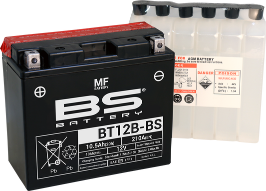 BS Battery BT12B-BS (YT) 300628 Maintenance-Free Deep Cycle Marine Battery