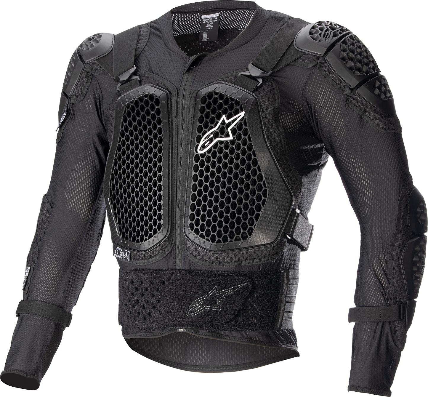 Alpinestars Bionic Action v2 Protection Jacket - Large, Black - Part 6506823-10-L
