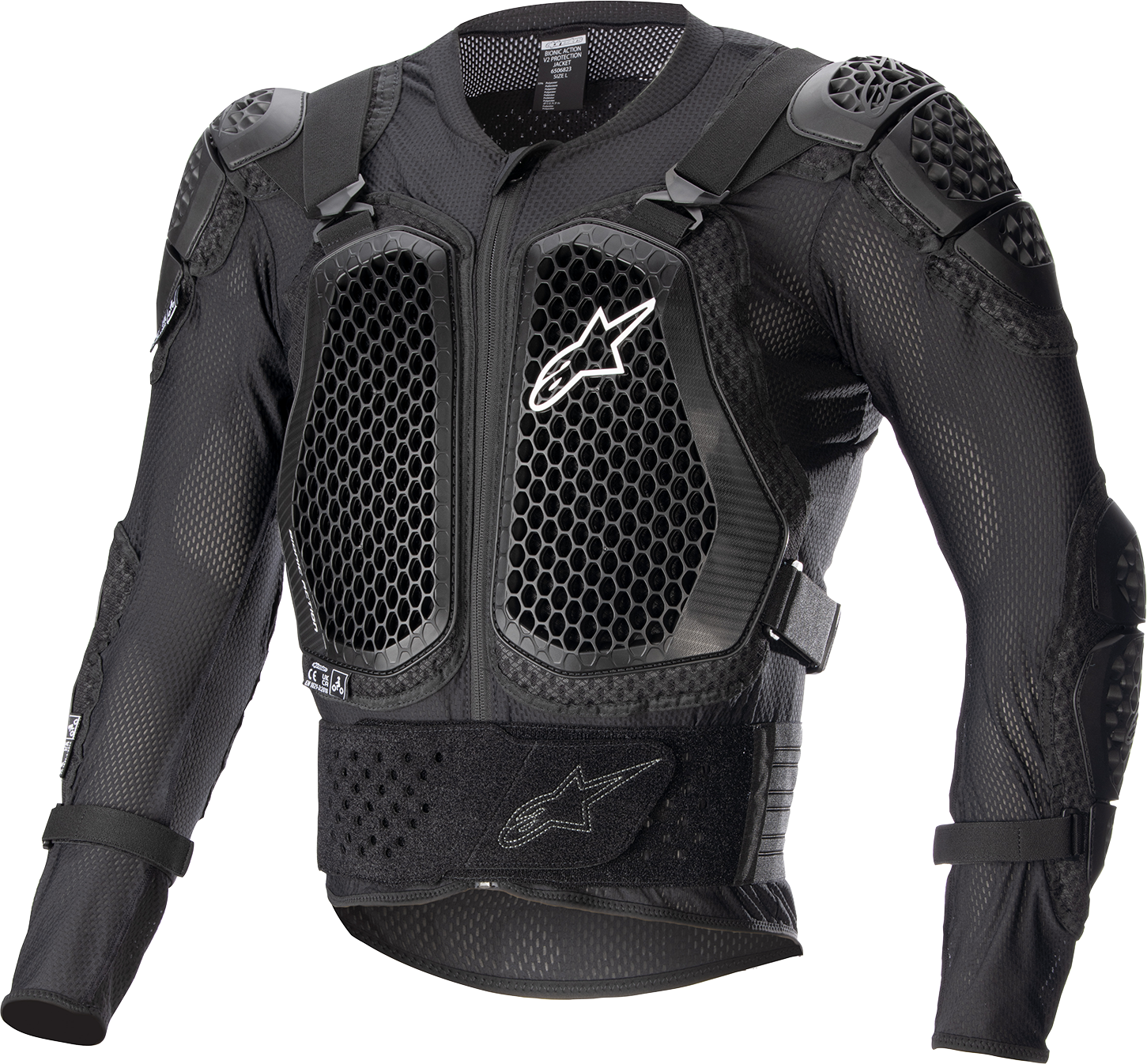 Alpinestars Bionic Action v2 Protection Jacket - Large, Black - Part 6506823-10-L