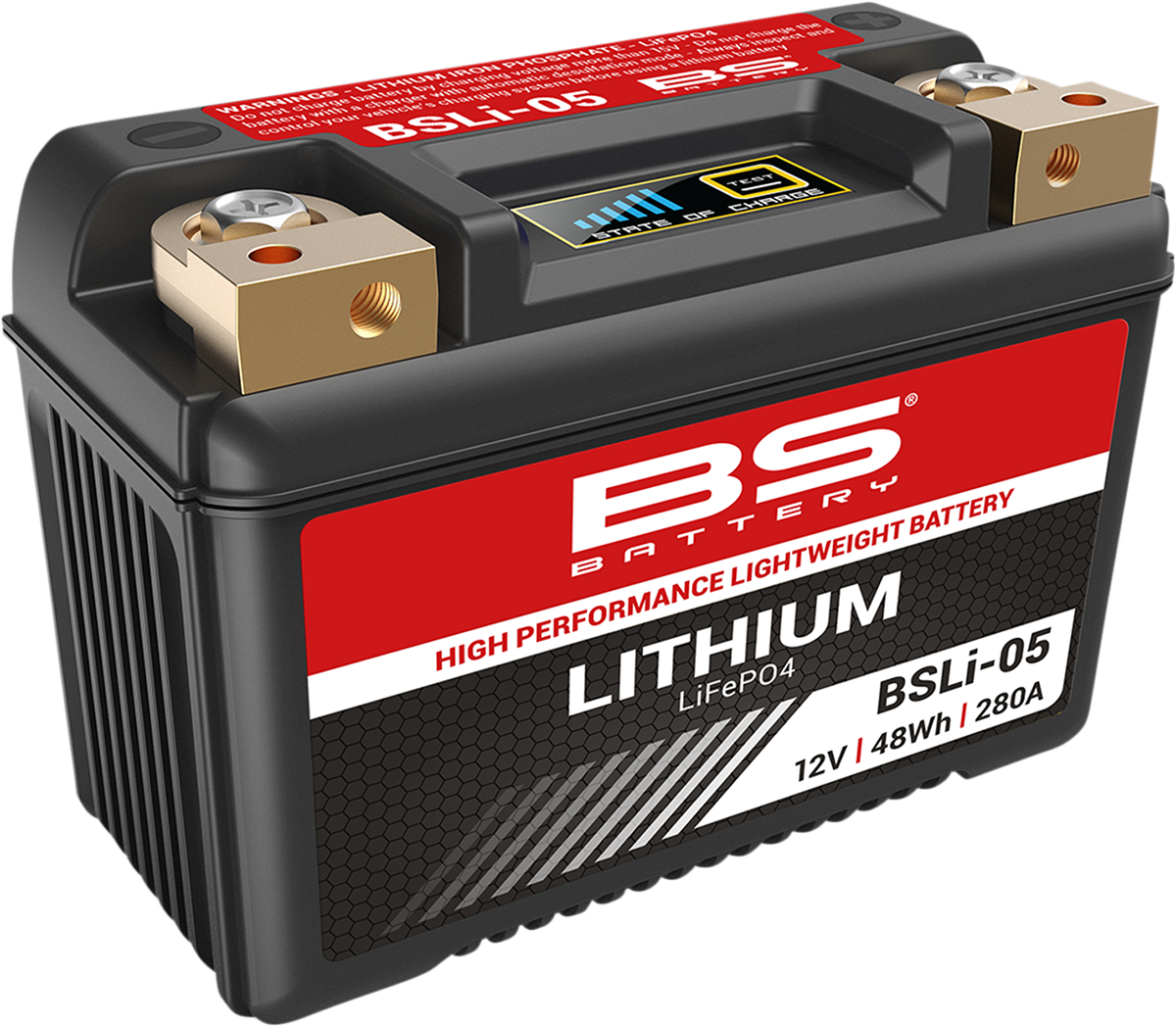 BS BATTERY Lithium Battery BSLi-05 360105 – 12.8V 5Ah Plug-and-Play Power Solution