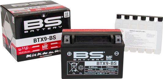 BS BATTERY BTX9-BS (YTX) 300621 Maintenance-Free Sealed Lead Acid Battery
