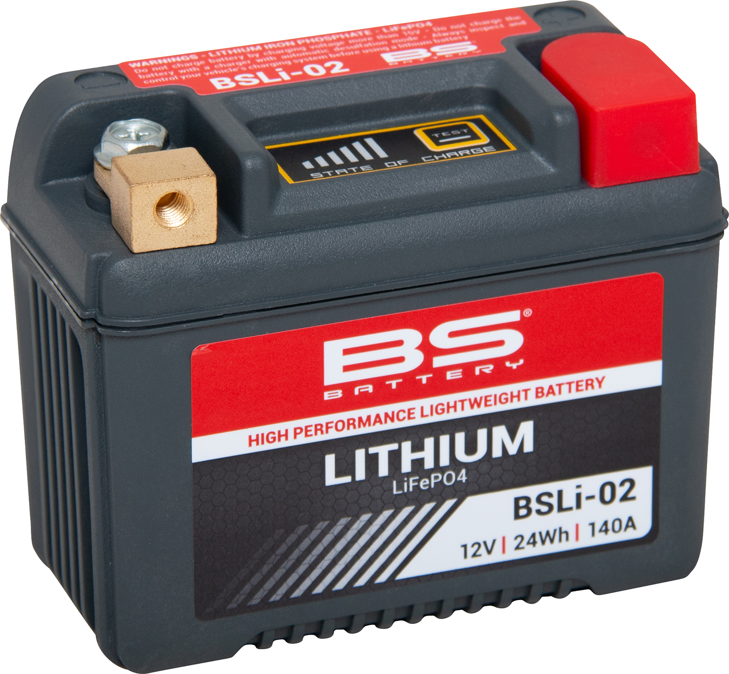 BS BATTERY Lithium Battery BSLi-02 360102 – 12.8V 5Ah Plug-and-Play Power Solution