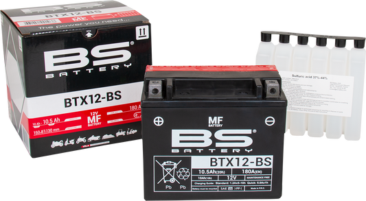 BS Battery BTX12-BS (YTX) 300603 Maintenance-Free Marine Battery