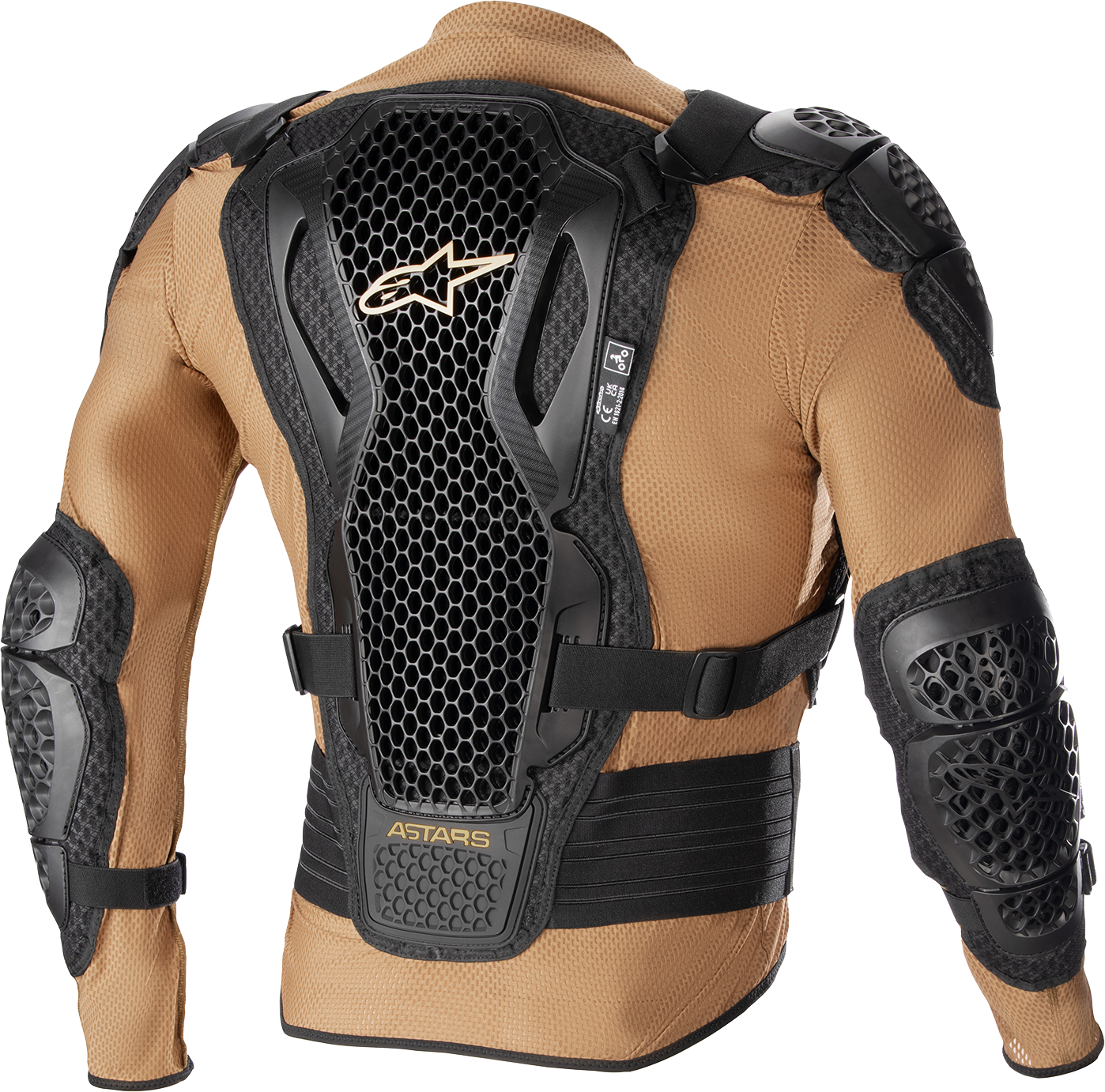 Alpinestars Bionic Action v2 Protection Jacket Small - Camel and Black, Part #6506823-814-S