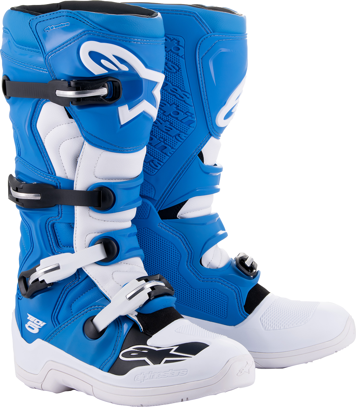 Alpinestars Tech 5 Boots - Blue/White US 14 / EU 49.5 | Durable Off-Road Motorcycle Gear