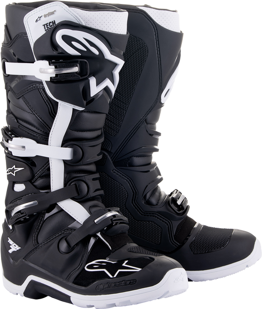 Alpinestars Tech 7 Enduro Drystar® Boots - Black/White US 14 / EU 49.5 - Part 2012620-12-14