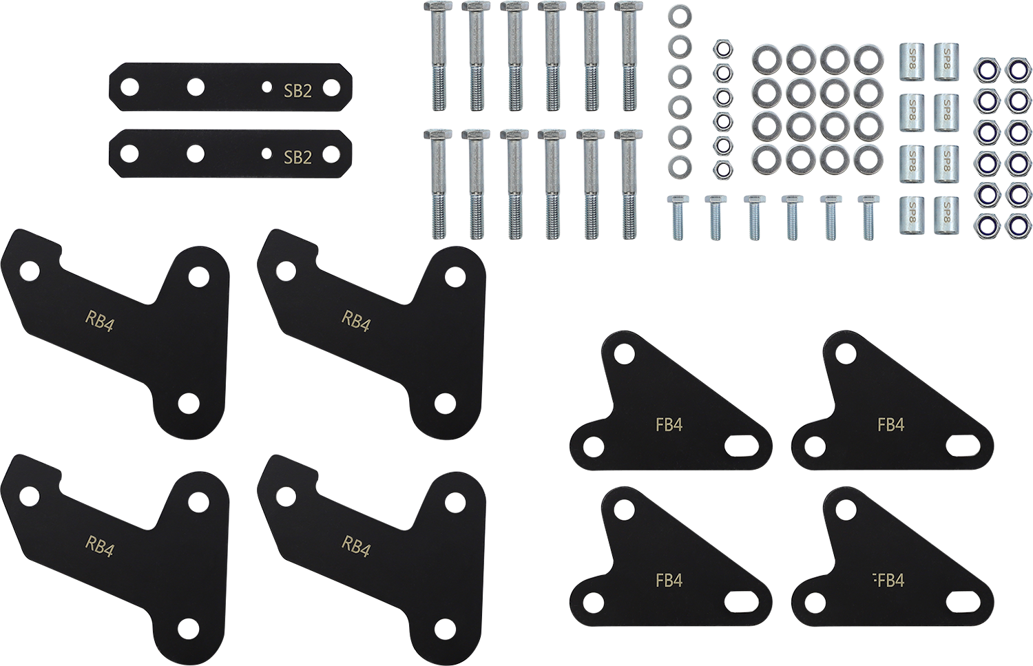 DEMON Polaris PABL-6002HD Lift Kit for Increased Ground Clearance and Stability