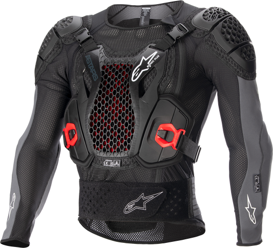 Alpinestars Bionic Plus v2 Protection Jacket - Large, Black/Anthracite/Red, Part 6506723-1036-L