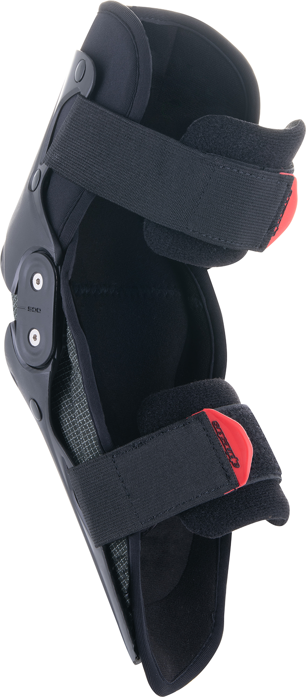 Alpinestars Youth SX-1 Knee Protectors - Lightweight and Breathable Black/Red S/M