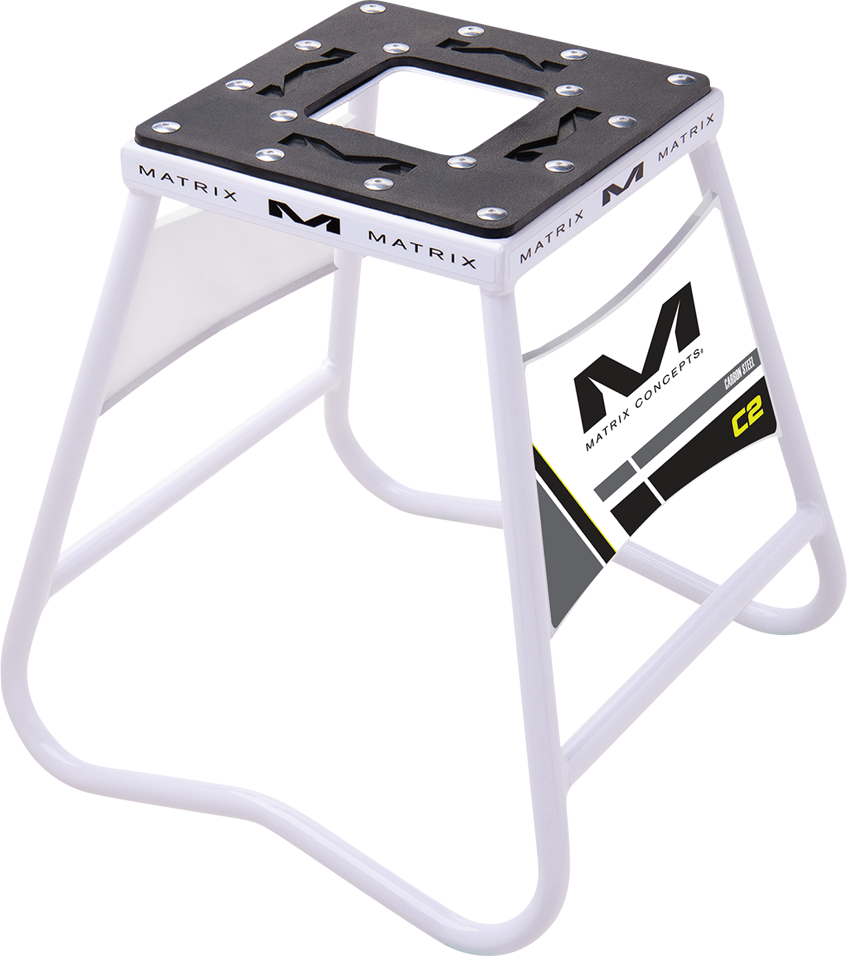 MATRIX CONCEPTS, LLC Steel Stand C2-100 with Customizable Graphic Panels and Anti-Rock Design