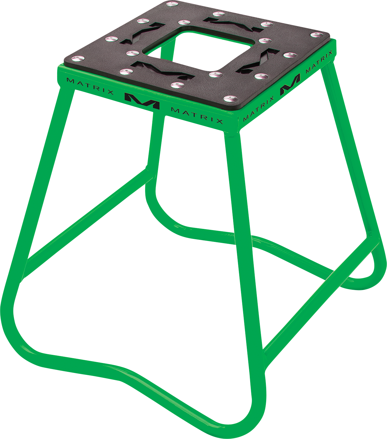 MATRIX CONCEPTS, LLC Steel Stand Green C1 105 – Heavy-Duty 10 x 10 Inch Top with Anti-Rock Design