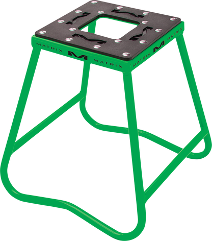 MATRIX CONCEPTS, LLC Steel Stand Green C1 105 – Heavy-Duty 10 x 10 Inch Top with Anti-Rock Design