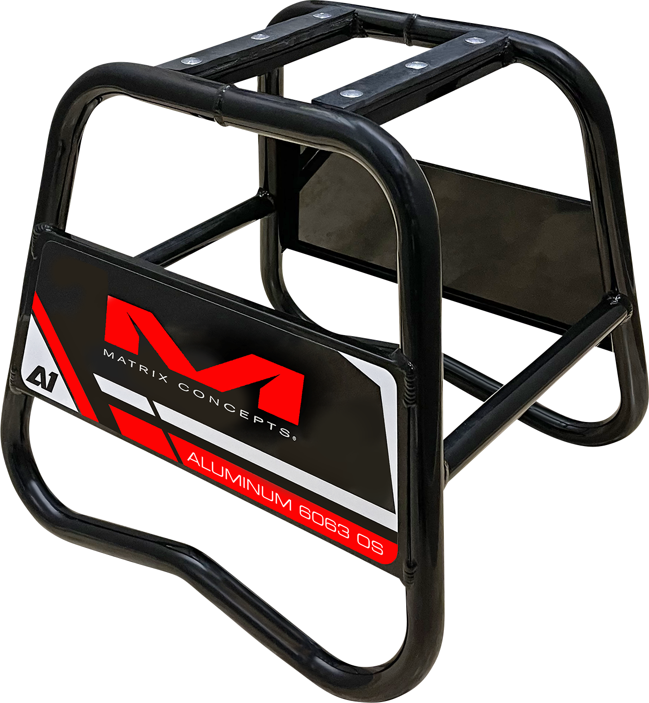 MATRIX Concepts LLC A1 Stand Aluminum Red A1 102 for 85cc to 450cc Motorcycles