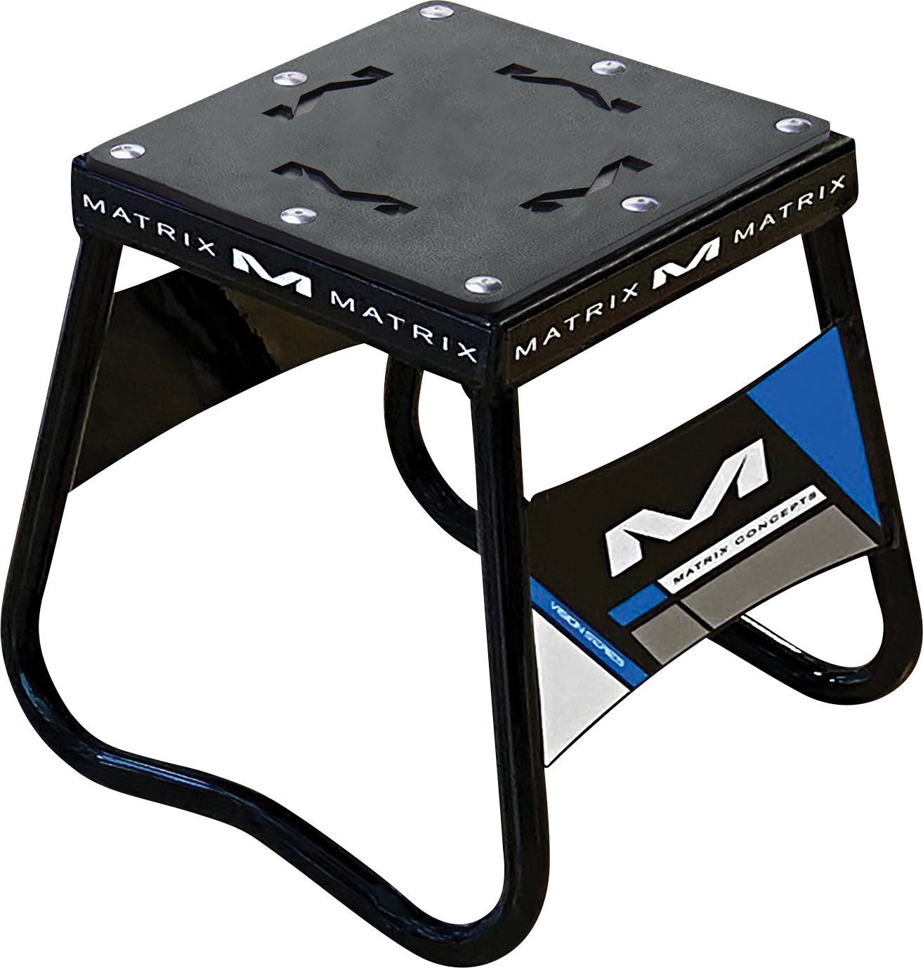 MATRIX CONCEPTS, LLC Mini Steel Stand for Stacyc Electric Bikes & Pee Wee 50cc Yamaha - Blue MM-103
