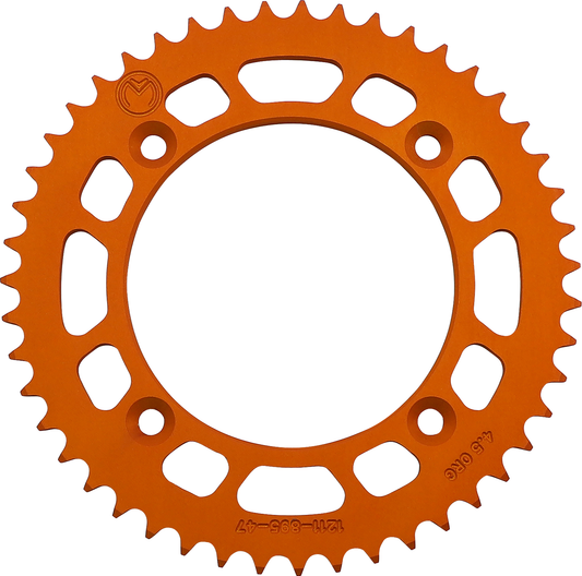 Moose Offroad Rear Sprocket - Aluminum - 47 Tooth - Orange for Husqvarna and KTM | Part 1211-895-47-14
