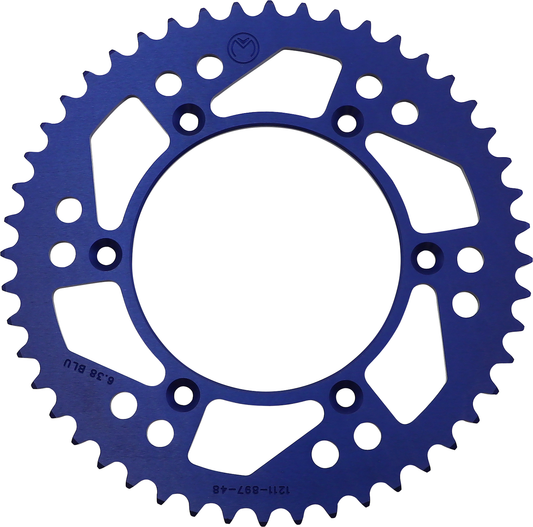 Moose Offroad Rear Sprocket 48 Tooth Aluminum for Husaberg, Husqvarna, and KTM - Part 1211-897-48-12