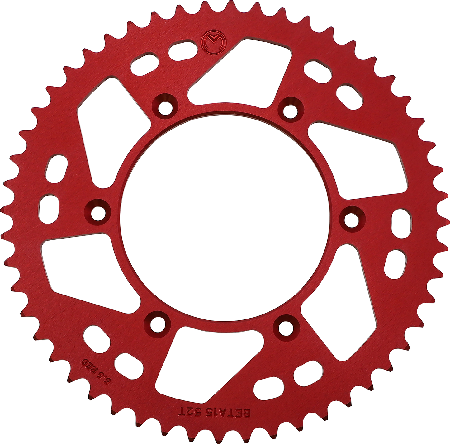 Moose Offroad 52-Tooth Red Aluminum Rear Sprocket - Part #1211-BET-52-13