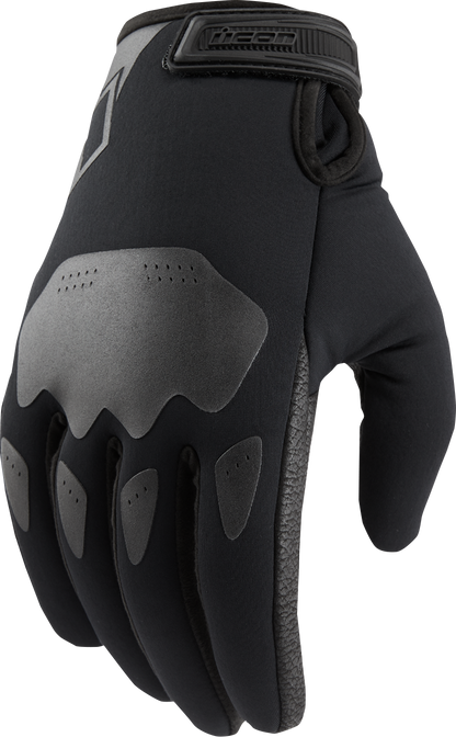 ICON Hooligan™ Insulated Gloves Black - Part Number 3301-4488