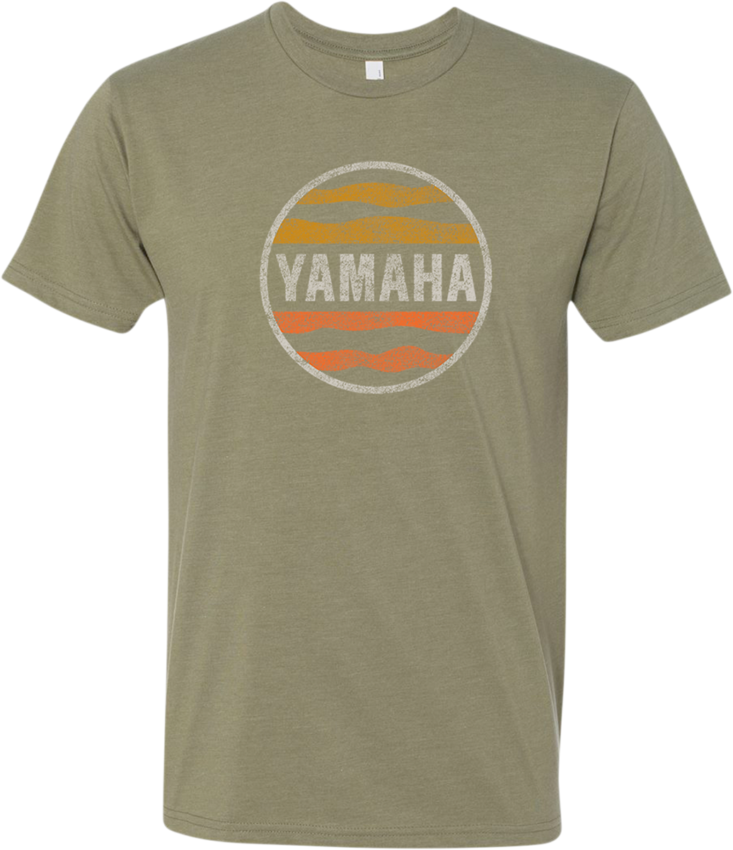 Yamaha Apparel Yamaha Sunset T-Shirt - Olive Green - Medium NP21S-M3128-M