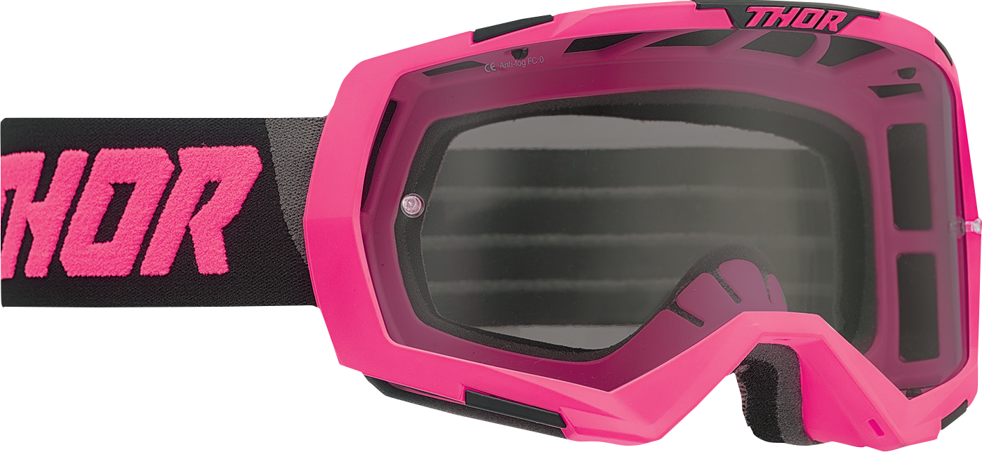 THOR Regiment Goggle Flo Pink/Black with Smoke Lens - Part 2601-2803