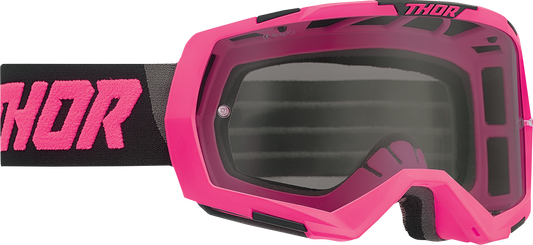 THOR Regiment Goggle Flo Pink/Black with Smoke Lens - Part 2601-2803