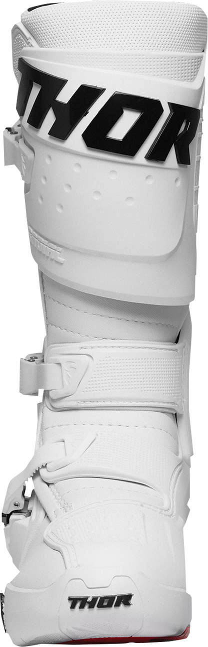 THOR Radial Boots Frost Size 14 – Durable Motorcycle Boots with Adjustable Fit and Enhanced Protection