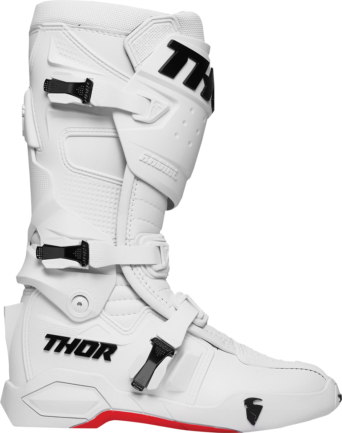 THOR Radial Boots Frost Size 14 – Durable Motorcycle Boots with Adjustable Fit and Enhanced Protection