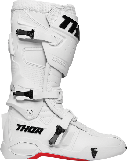 THOR Radial Boots Frost Size 14 – Durable Motorcycle Boots with Adjustable Fit and Enhanced Protection
