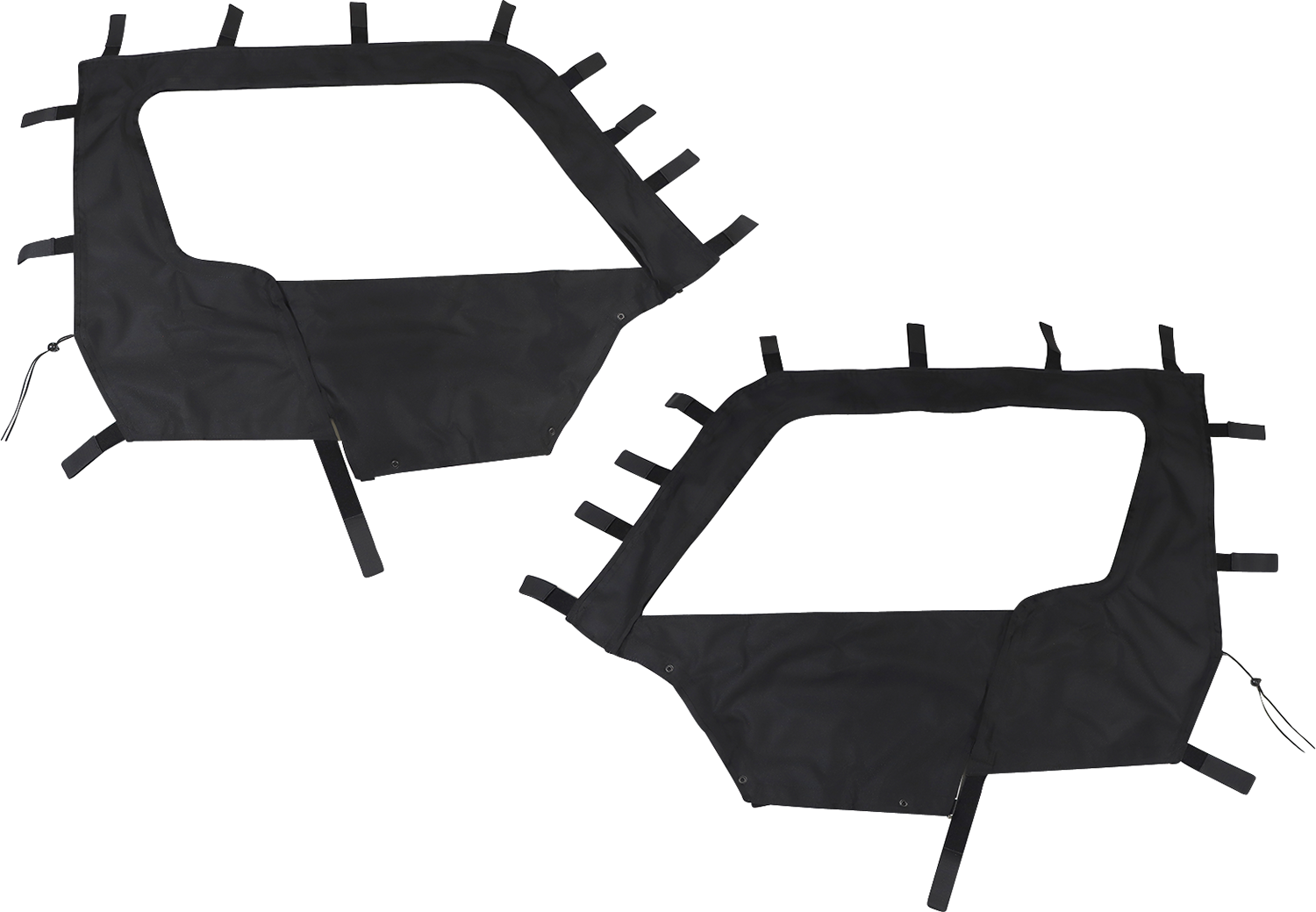 Moose Offroad YWX2SE-11 Side Enclosure for Yamaha Wolverine UTV (2024-2025) - Black