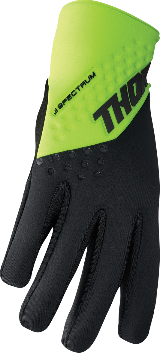 THOR Spectrum Cold Weather Gloves - Acid/Black - XS (Part Number 3330-7243)