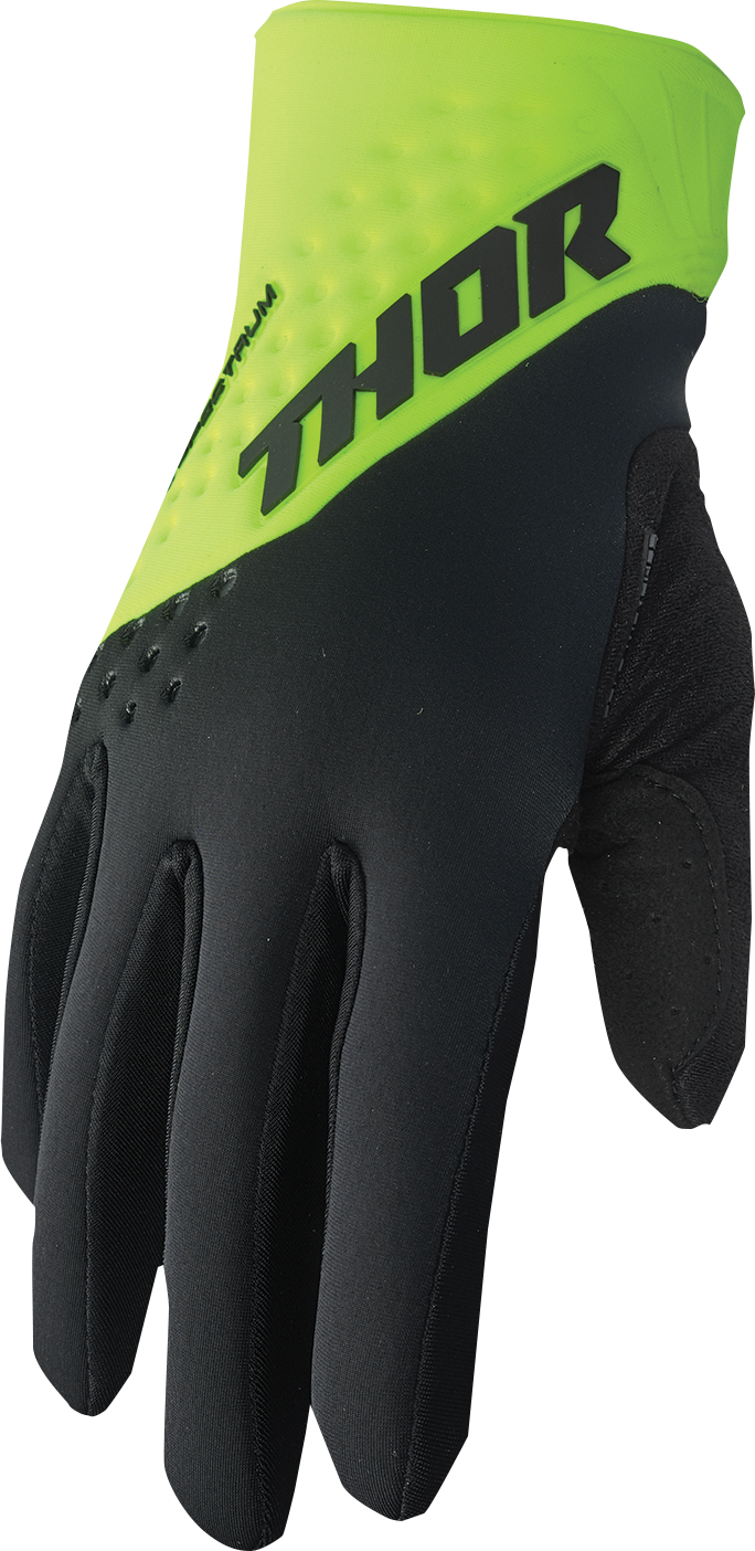 THOR Spectrum Cold Weather Gloves - Acid/Black - Large (Part No. 3330-7246)