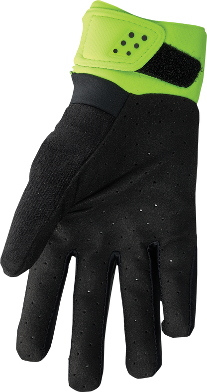 THOR Spectrum Cold Weather Gloves - Acid/Black - Large (Part No. 3330-7246)