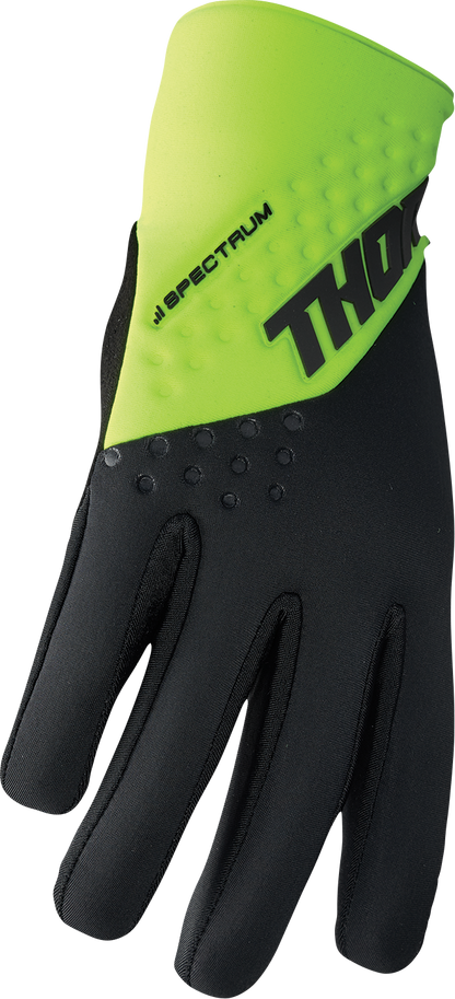THOR Spectrum Cold Weather Gloves - Acid/Black - Large (Part No. 3330-7246)