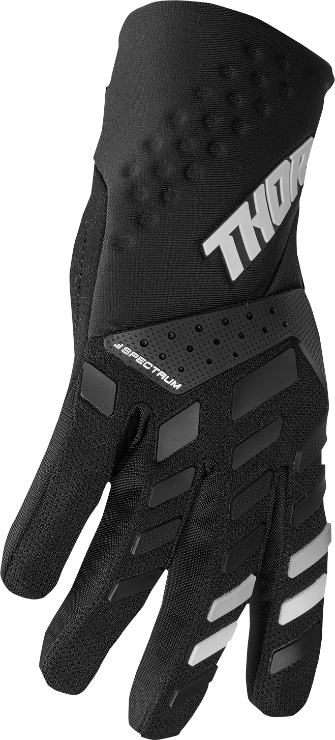 THOR Women's Spectrum Gloves Small by THOR - Black/White, Part 3331-0230