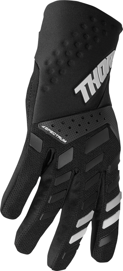 THOR Women's Spectrum Gloves Small by THOR - Black/White, Part 3331-0230