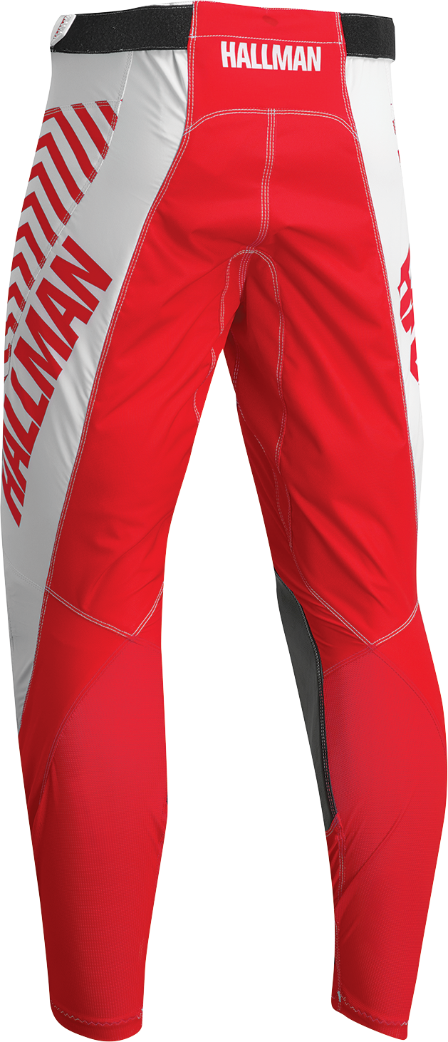 THOR Hallman Differ Slice Pants - White/Red US 32 (Part #2901-10306)