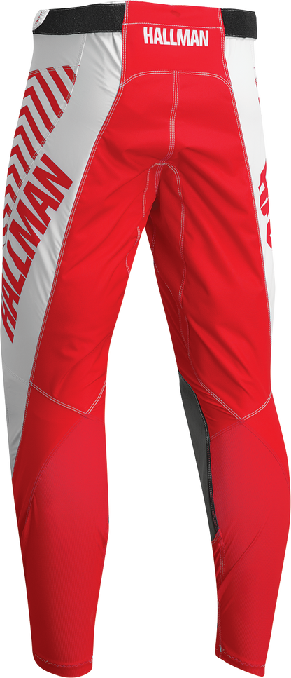 THOR Hallman Differ Slice Pants - White/Red US 32 (Part #2901-10306)
