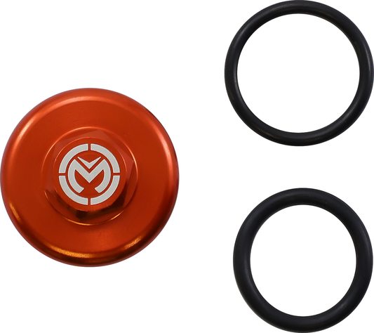 Moose Offroad KTM T14-6301O Oil Cap Kit – Orange, CNC-Machined Aluminum