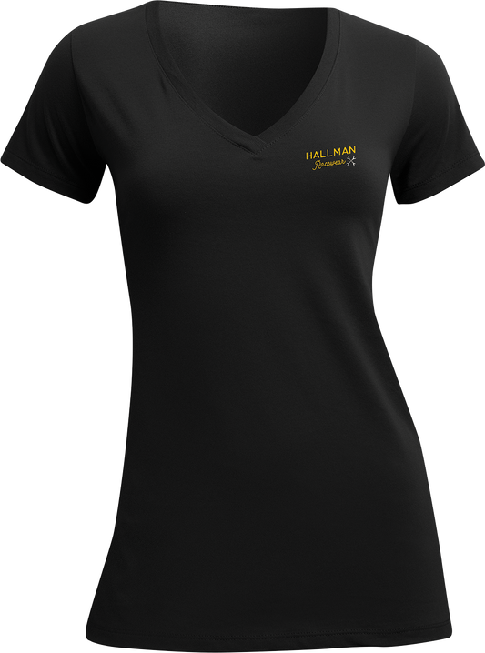 THOR Women's Hallman Garage T-Shirt - Black - Large, 3031-4132