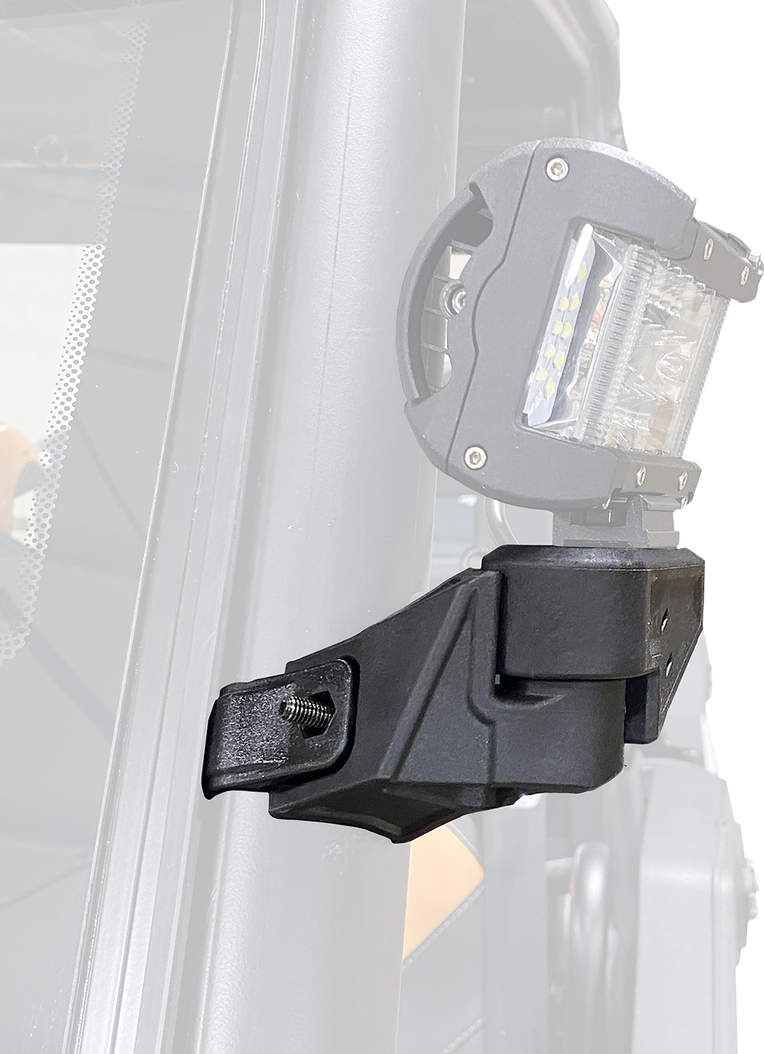 MOOSE OFFROAD Cube Light Mount ESCUBE-2 – Versatile Low-Profile Roll Cage Mount with Custom Angle Adjustments