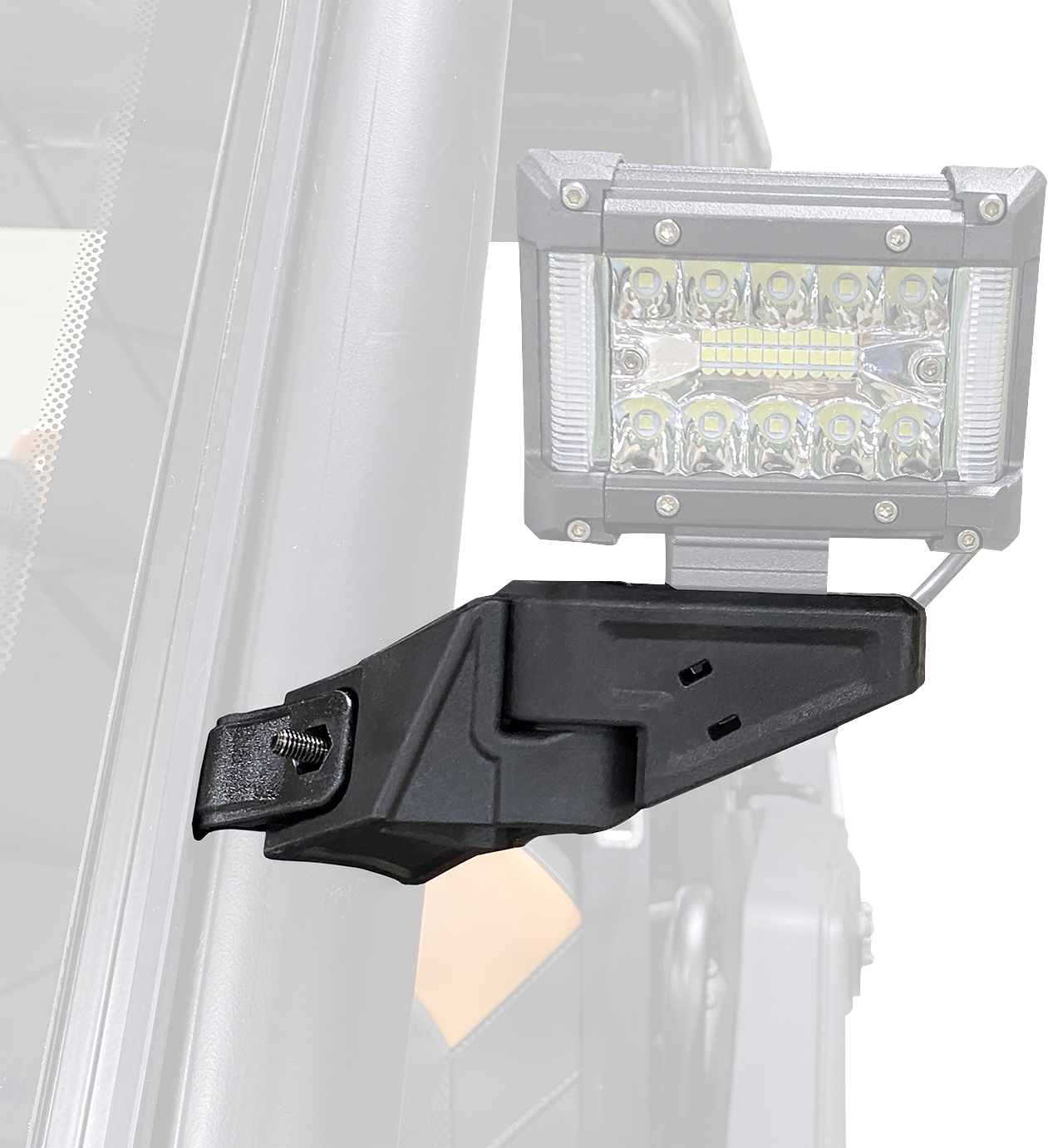 MOOSE OFFROAD Cube Light Mount ESCUBE-2 – Versatile Low-Profile Roll Cage Mount with Custom Angle Adjustments