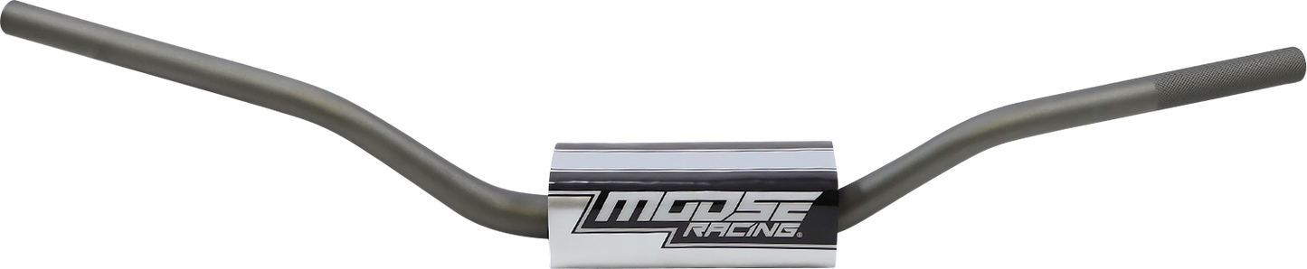 MOOSE OFFROAD 1-1/8 inch EKO Aluminum Handlebar for Yamaha YZF and Kawasaki KXF - Silver H31-6182MS7