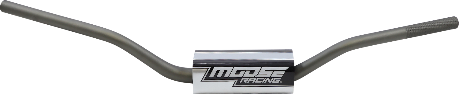 MOOSE OFFROAD 1-1/8 inch EKO Aluminum Handlebar for Yamaha YZF and Kawasaki KXF - Silver H31-6182MS7