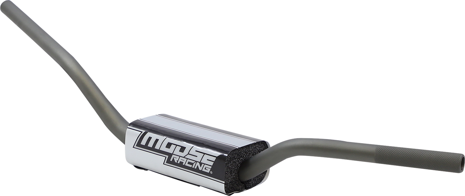 MOOSE OFFROAD 1-1/8 inch EKO Aluminum Handlebar for Yamaha YZF and Kawasaki KXF - Silver H31-6182MS7