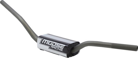 MOOSE OFFROAD 1-1/8 inch EKO Aluminum Handlebar for Yamaha YZF and Kawasaki KXF - Silver H31-6182MS7