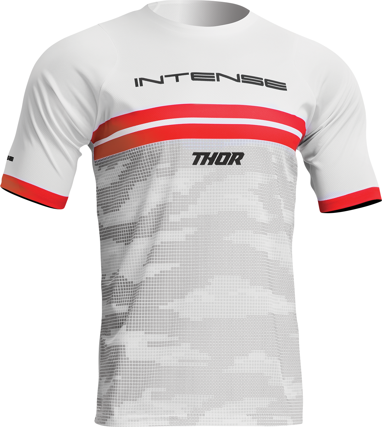 THOR Intense Assist Decoy Short-Sleeve Jersey - White/Camo, Medium - Part Number 5020-0200