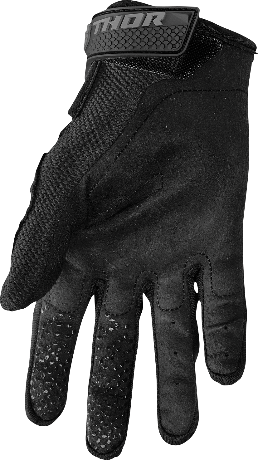 THOR Women's Sector Gloves - Black/Gray, Part 3331-0239, Medium