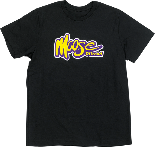 Moose Offroad Youth Off-Road T-Shirt - Black - Large (Part #3032-3700)