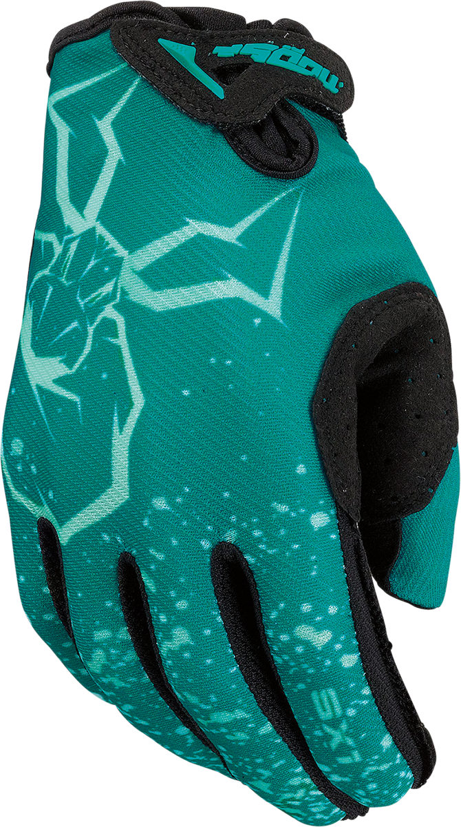 Moose Offroad Youth SX1™ Gloves - Teal, Medium (Part No. 3332-1760)